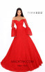 Tarik Ediz 93686 Red Front Dress