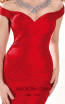 Tarik Ediz 90367 Detail Red Dress