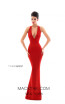 Tarik Ediz 50337 Red Front Prom Dress