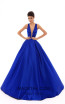 Tarik Ediz 50401 Royal Blue Front Prom Dress