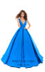 Tarik Ediz 50402 Turquoise Front Prom Dress