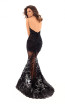 Tarik Ediz 50412 Black Back Prom Dress