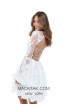 Tarik Ediz 50417 Ivory Back Prom Dress