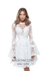 Tarik Ediz 50417 Ivory Front Prom Dress