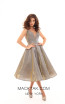 Tarik Ediz 50425 Mink Front Prom Dress
