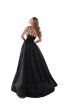 Tarik Ediz 50435 Black Back Prom Dress