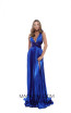Tarik Ediz 50446 Royal Blue Front Prom Dress