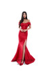 Tarik Ediz 50448 Red Front Prom Dress