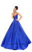 Tarik Ediz 50456 Royal Blue Front Prom Dress