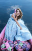 Tarik Ediz 50457 Blue Prom Dress