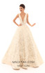Tarik Ediz 50457 Cream Front Prom Dress