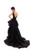 Tarik Ediz 50463 Black Back Prom Dress