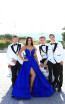 Tarik Ediz 50464 Royal Blue Front Prom Dress