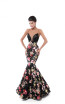 Tarik Ediz 50467 Black Front Prom Dress