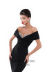 Tarik Ediz 50487 Black Prom Dress