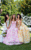 Tarik Ediz 50491 Lilac Back Prom DressTarik Ediz 50491 Colorfull Prom Dress