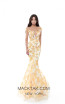 Tarik Ediz 50493 Yellow Front Prom Dress