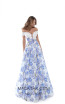 Tarik Ediz 50496 Blue Front Prom Dress