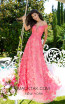 Tarik Ediz 50500 Pink Front Prom Dress