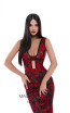 Tarik Ediz 50502 Black Red Prom Dress