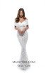 Tarik Ediz 50506 Ivory Front Prom Dress