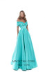 Tarik Ediz 50508 Aqua Front Prom Dress