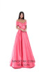 Tarik Ediz 50508 Coral Front Prom Dress