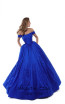 Tarik Ediz 50509 Royal Blue Front Prom Dress