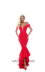 Tarik Ediz 50513 Red Front Prom Dress