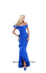 Tarik Ediz 50514 Royal Blue Front Prom Dress