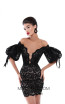 Tarik Ediz 50533 Black Prom Dress