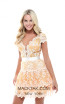 Tarik Ediz 50545 Yellow Front Prom Dress
