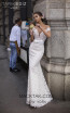 Tarik Ediz 93606 Ivory Front Prom Dress