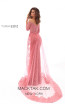 Tarik Ediz 93607 Dark Rose Front Prom Dress