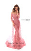 Tarik Ediz 93607 Dark Rose Front Prom Dress