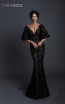 Tarik Ediz 93616 Black Front Prom Dress