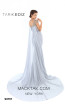 Tarik Ediz 93757 Cloudy Blue Back Evening Dress