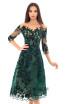 Tarik Ediz 93667 Emerald Front Dress