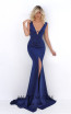 Tarik Ediz 50691 Navy Front Dress