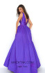 Tarik Ediz 50748 Purple Back Dress