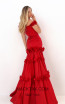 Tarik Ediz 50755 Red Back Dress
