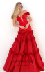 Tarik Ediz 50755 Red Front Dress