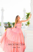 Tarik Ediz 50758 Salmon Front Dress