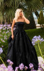 Tarik Ediz 50759 Black Front Dress