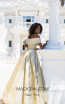 Tarik Ediz 50760 Gold Back Dress