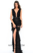 Tarik Ediz 50761 Black Front Dress