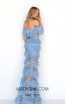 Tarik Ediz 50765 Blue Back Dress