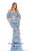 Tarik Ediz 50765 Blue Front Dress