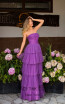 Tarik Ediz 50768 Purple Front Dress