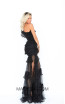 Tarik Ediz 50772 Black Back Dress